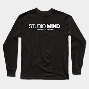 Studio Mind, White Logo Long Sleeve T-Shirt